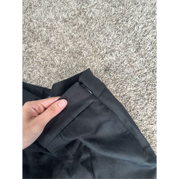 J. Crew Reimagined High-Rise Pleated Linen Blend Pants Black Pull On Flowy 6 - Picture 11 of 11